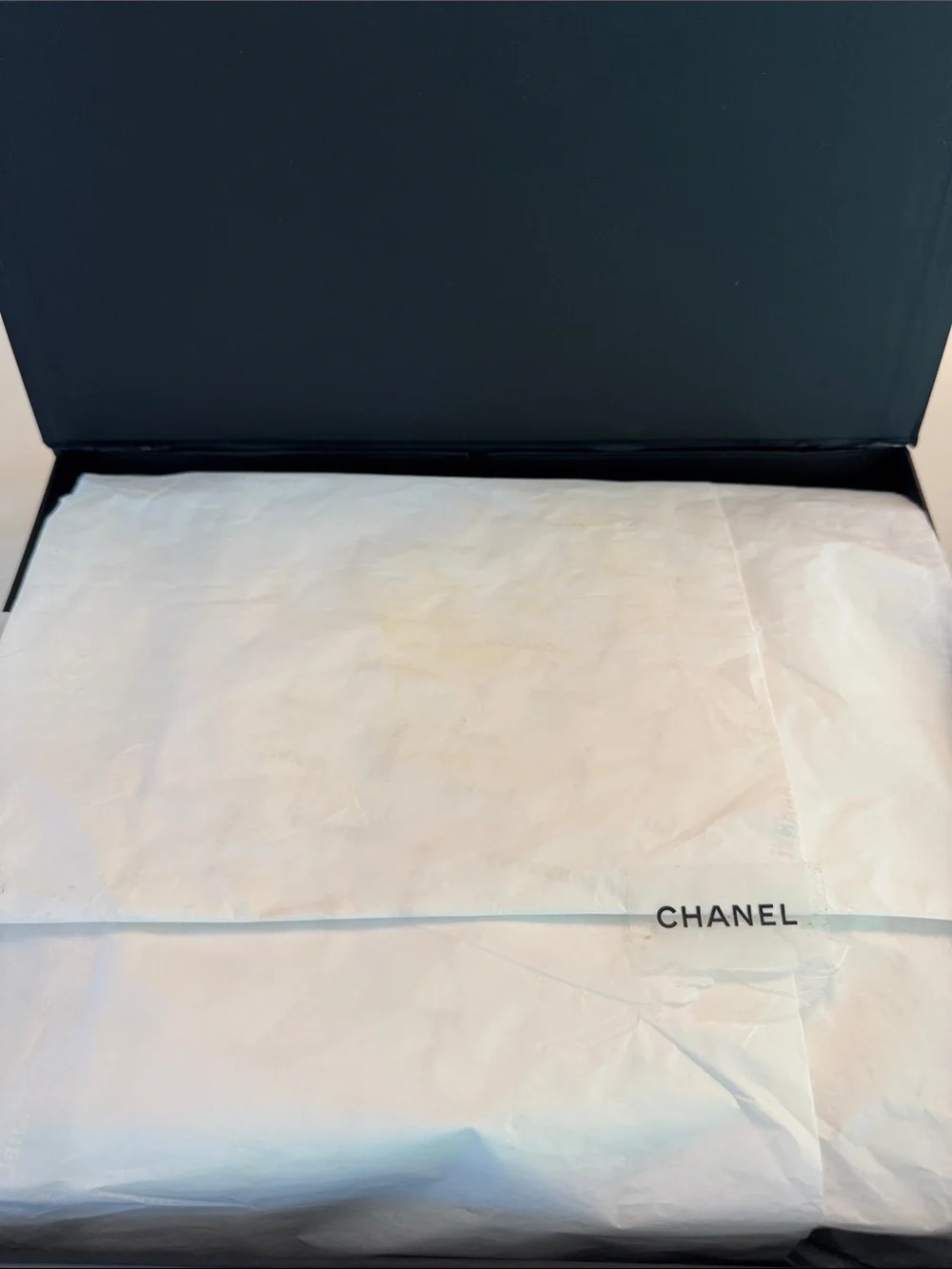 CHANEL Black Chevron Quilted Top-Handle Satchel with Chain Strap